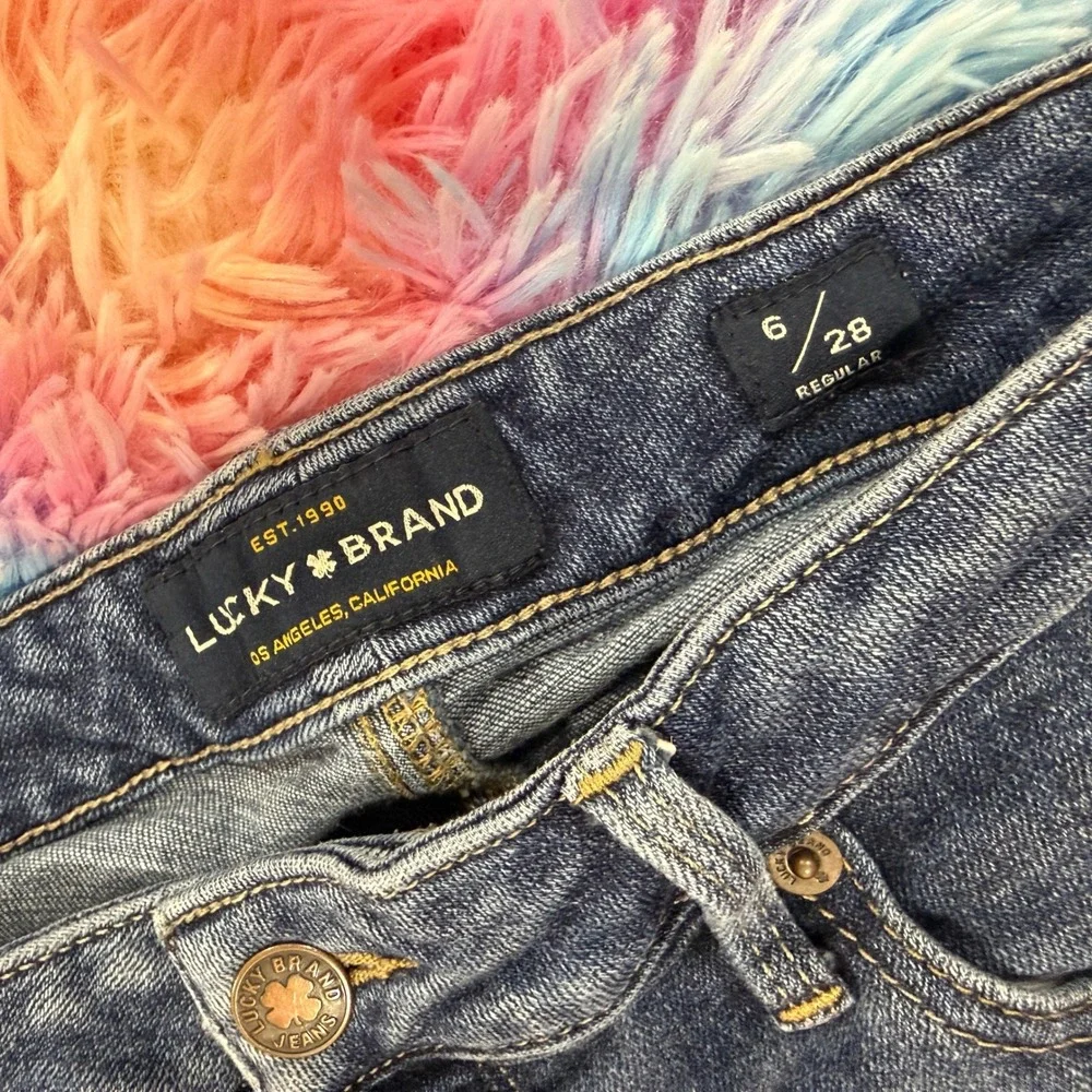 Lucky Brand Lolita‎ Skinny Jeans Womens 6/28 Regular Blue Medium Wash Denim